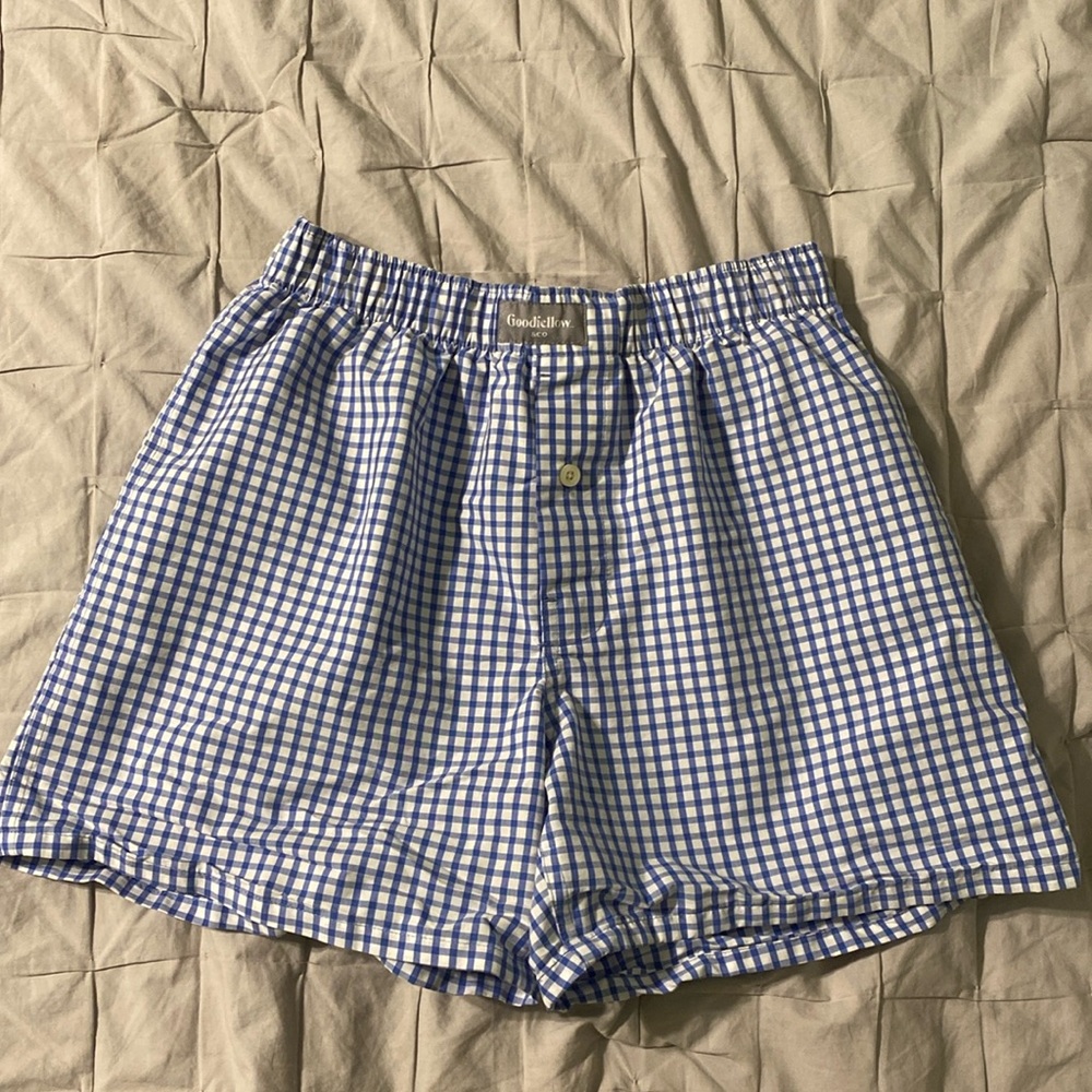 Blue Boxer Shorts